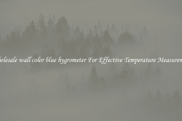 Wholesale wall color blue hygrometer For Effective Temperature Measurement