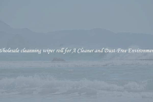 Wholesale cleanning wiper roll for A Cleaner and Dust-Free Environment