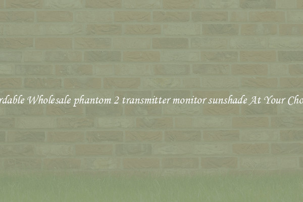 Affordable Wholesale phantom 2 transmitter monitor sunshade At Your Choosing