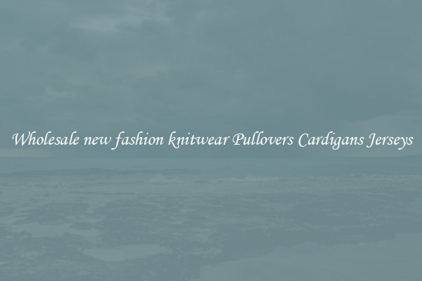 Wholesale new fashion knitwear Pullovers Cardigans Jerseys